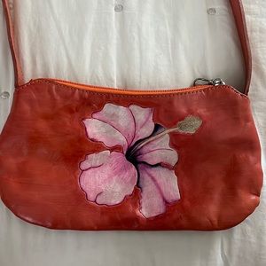 Genuine, leather, handmade purse
